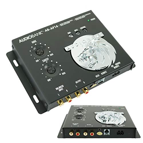 AudioBank AB-AP14 1/2 Din Car Audio Digital Bass Processor, Bass Maximizer & Sound Restoration with Dash Mount Remote Control & Lighted Bass Restoration Display-2nd Gen AudioBank AB-AP14 1/2 Din Car Audio Digital Bass Processor, Bass Maximizer & Sound Restoration with Dash Mount Remote Control & Lighted Bass Restoration Display-2nd Gen